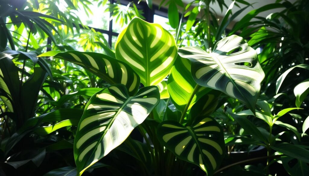 monstera standleyana albo light requirements