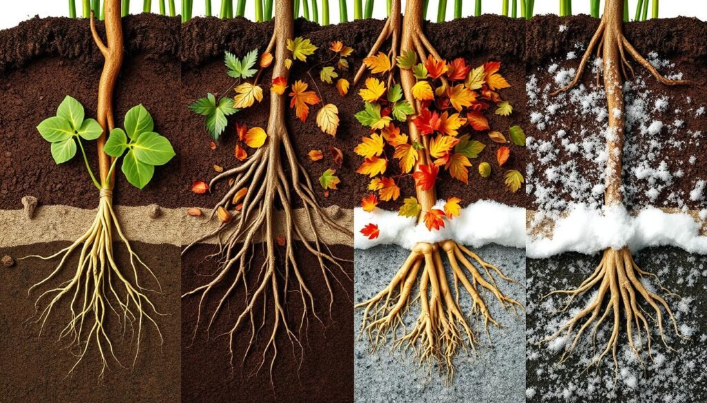 seasonal root activity