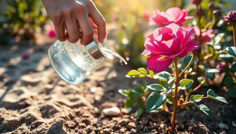 should i water newly planted desert rose plant