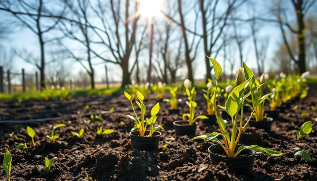 spring planting siberian ginseng